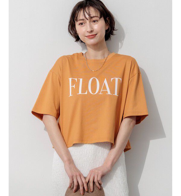23区「【SLOW/一部店舗限定】ヴィンテージライクジャージー クロップド ロゴ Tシャツ」|Tシャツ・カットソー|ﾀﾝｼﾞｪﾘ
