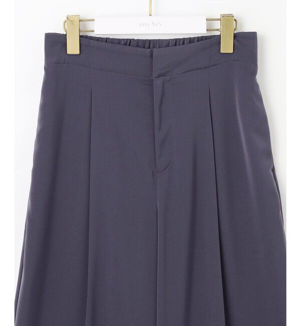 any SiS「【洗える】ティアードトップス&times;ワイドパンツSET」|スーツ|