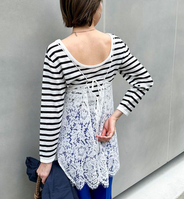 NOLLEY'S「ウォッシャブルレースビスチェ」|キャミソール|