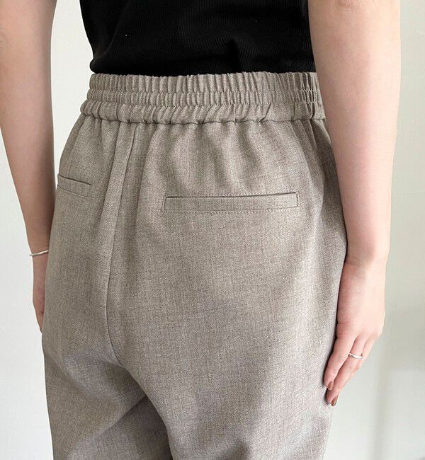 fredy emue「ウールライクスラブクロステーパードパンツ」|チノ|