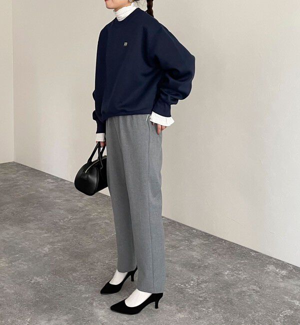 fredy emue「ウールライクスラブクロステーパードパンツ」|チノ|