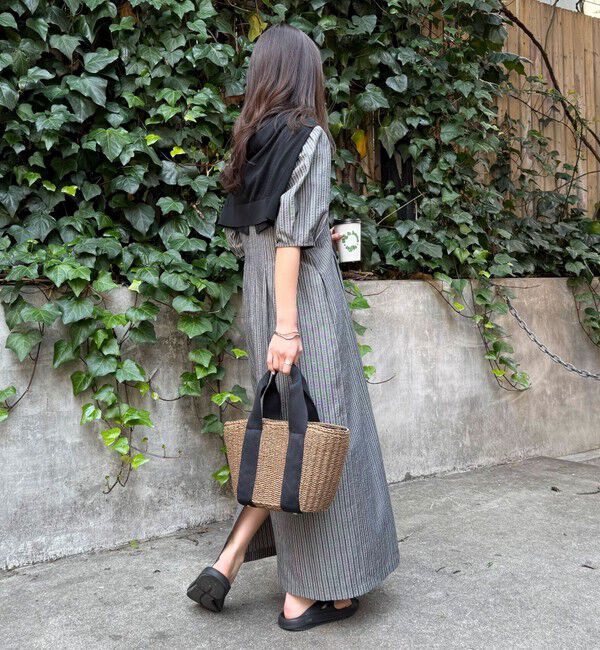 fredy emue「コットンリップルウエストシェイプワンピース」|ワンピース|