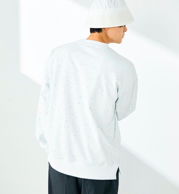 GLOSTER「星穴ネップボンディング クルーネックスウェット」|スウェット・ジャージ|