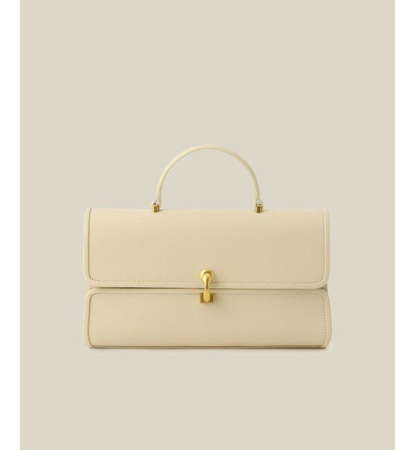 ROPE「フラップワイドレザーハンドバッグ」|ショルダー・メッセンジャー|