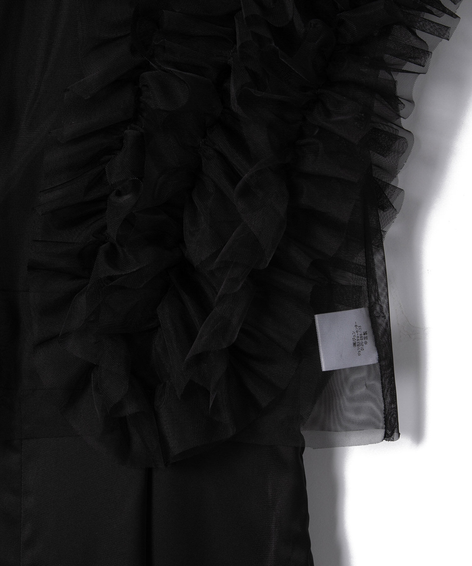 VIS「【VISDRESS】チュールフリルセットオールインワン【低身長向けサイズ有】」|オールインワン|