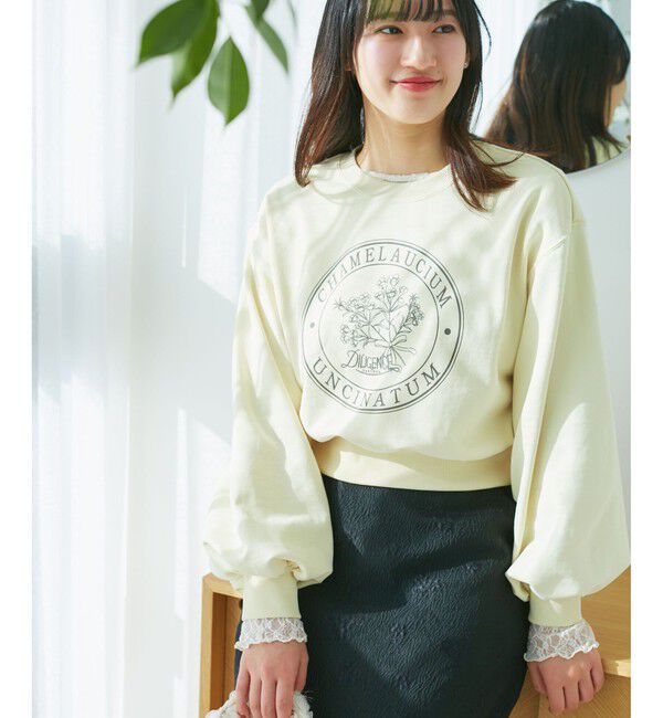 VIS「【DILIGENCE PARLOUR】VIS別注モデルフラワーロゴスウェット【セットアップ対応】」|スウェット・ジャージ|