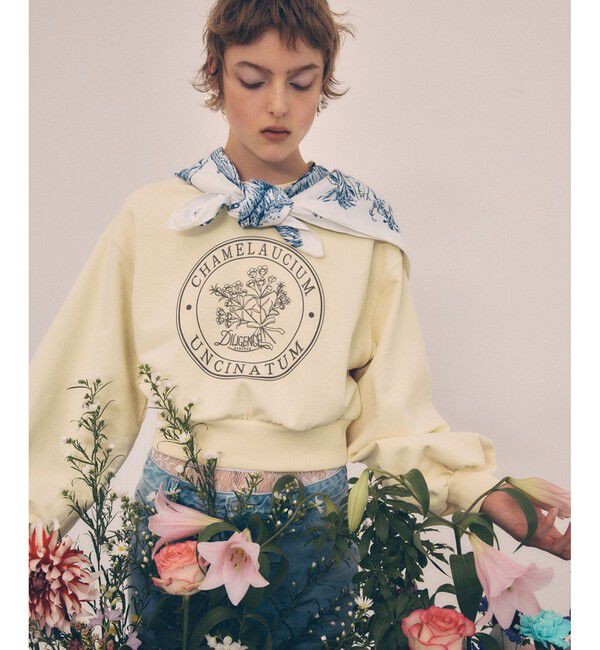 VIS「【DILIGENCE PARLOUR】VIS別注モデルフラワーロゴスウェット【セットアップ対応】」|スウェット・ジャージ|