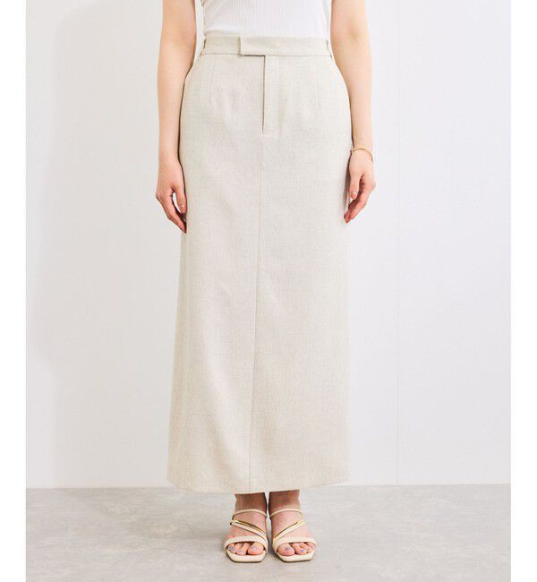 VIS「【セットアップ対応】Iラインスリットスカート」|スカート|