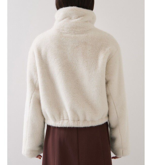 VIS「ブローチ付きアソートファーブルゾン」|ブルゾン・スタジャン|