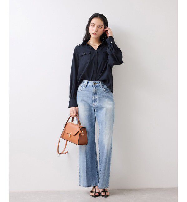 VIS「フレアシルエットデニムパンツ」|デニム|