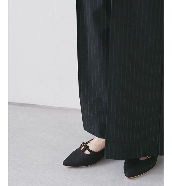 Rope&rsquo;Picnic「フレアシルエットサスペンダー付きパンツ」|チノ|