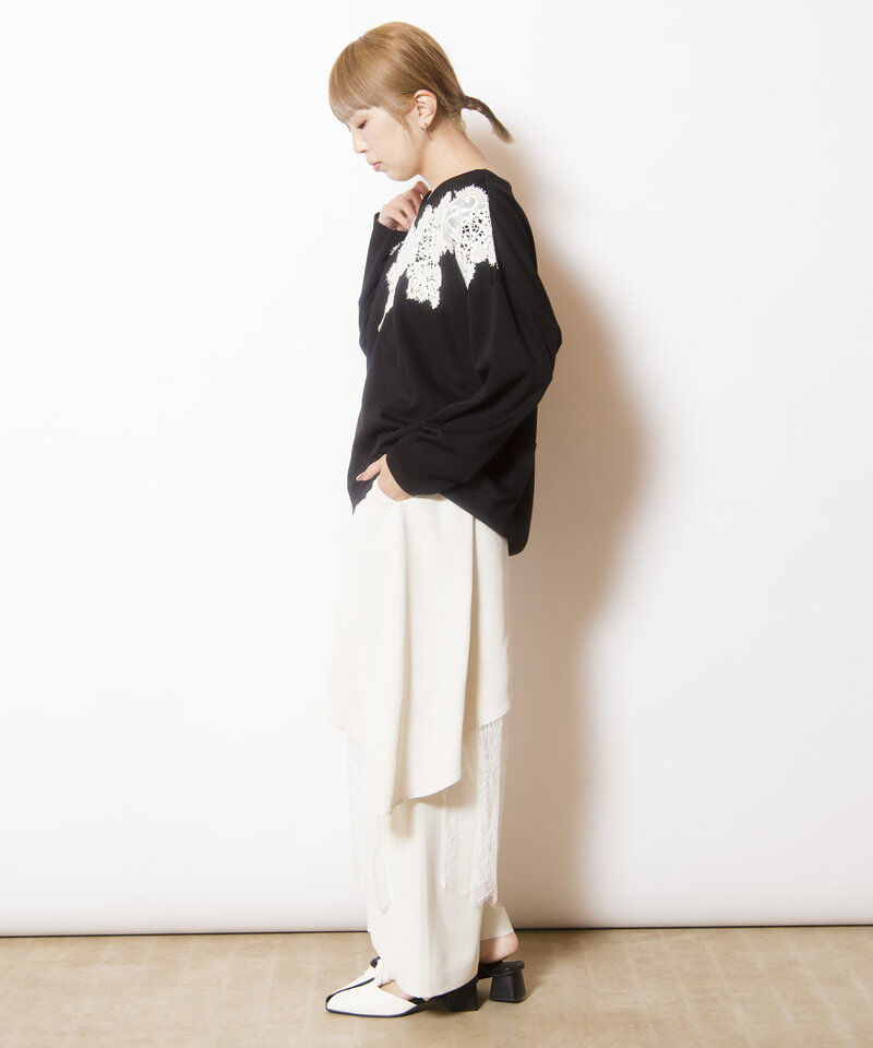  「レースレイヤードパンツ」|その他|