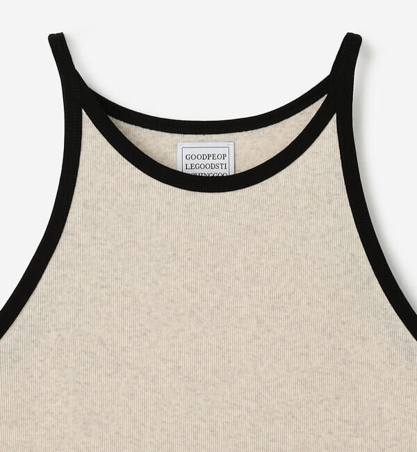  「GOOD PEOPLE GOOD STITCHING GOOD PRODUCT | バイカラートリム キャミソール WOMEN」|Tシャツ・カットソー|