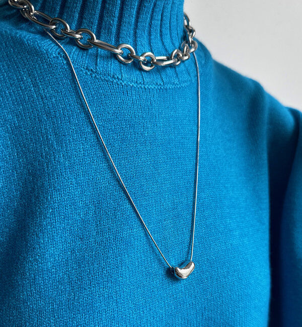  「ハートモチーフチェーンチョーカー」|ネックレス|