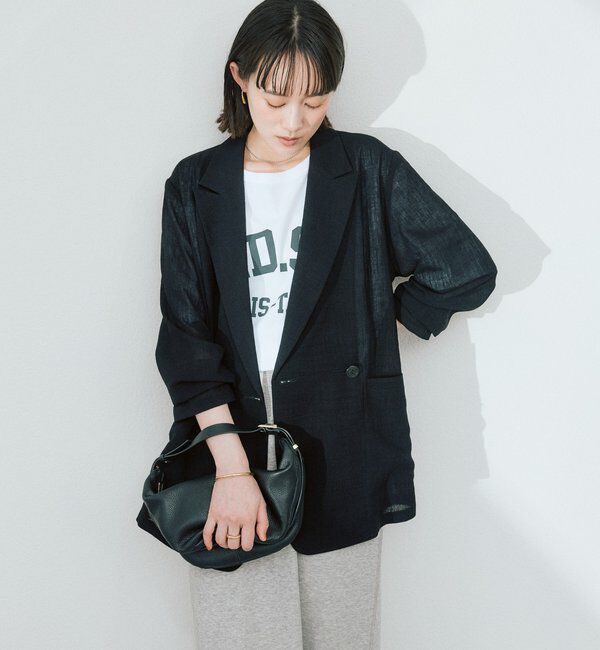  「予約【新色追加/ウォッシャブル】シアースラブオーバージャケット」|テーラードジャケット|