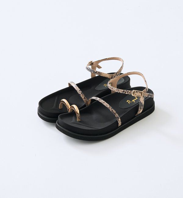  「【R.good（アールドットグッド）】メタルリングサンダル」|サンダル|