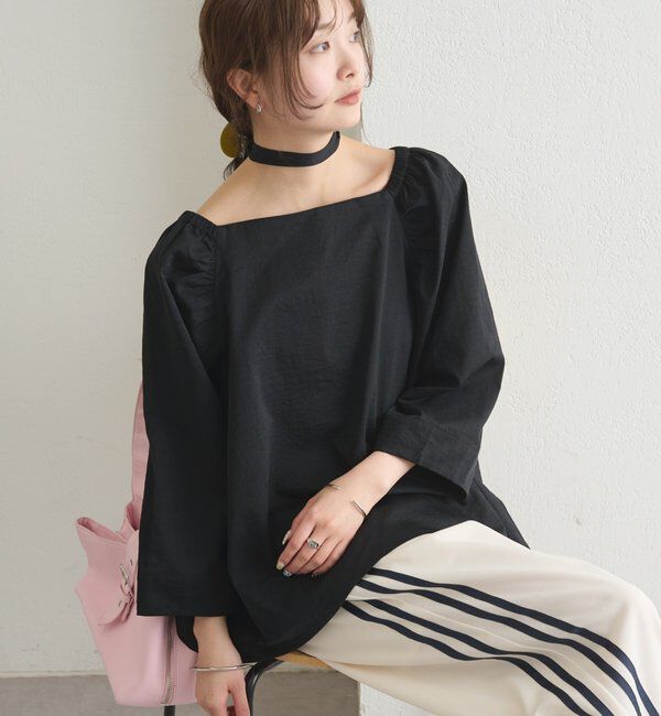  「チョーカーリボンパフブラウス」|シャツ・ブラウス|