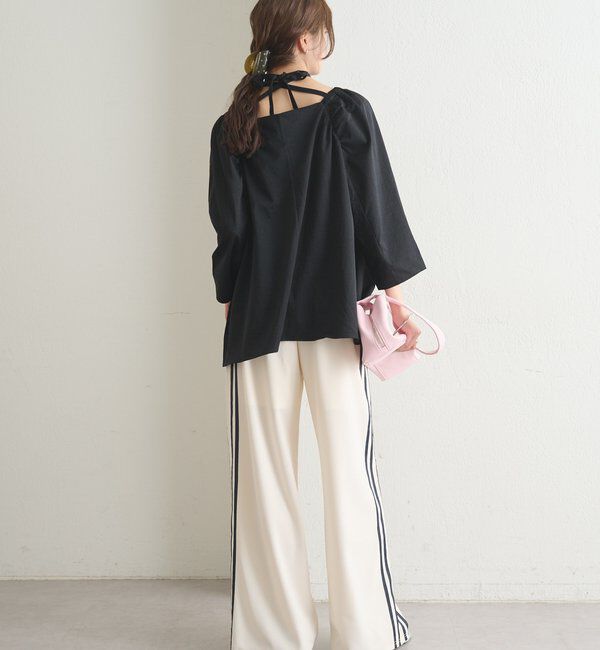  「チョーカーリボンパフブラウス」|シャツ・ブラウス|