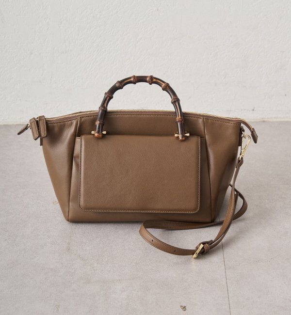  「【GALENA/ガレナ】バンブーハンドルBag」|ショルダー・メッセンジャー|