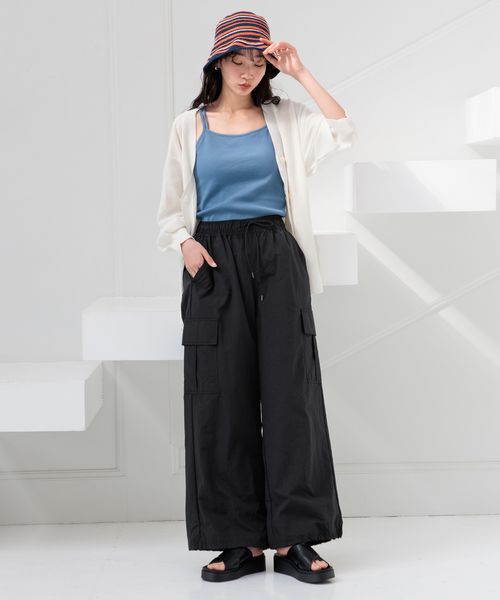 LOWRYS FARM「スタイルUPクロスカップキャミ」|Tシャツ・カットソー|