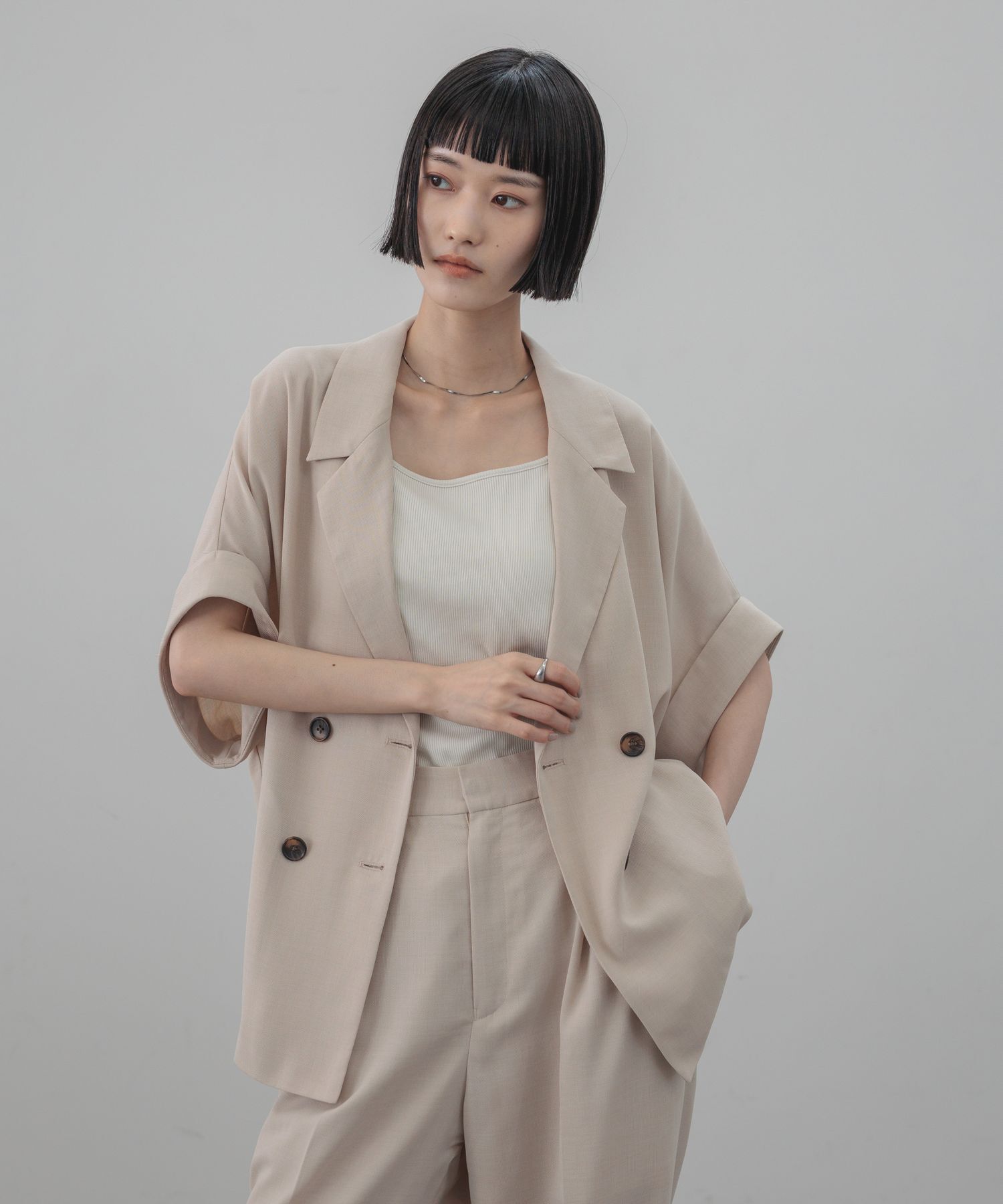 LOWRYS FARM「バスケットダブルジャケット」|その他|