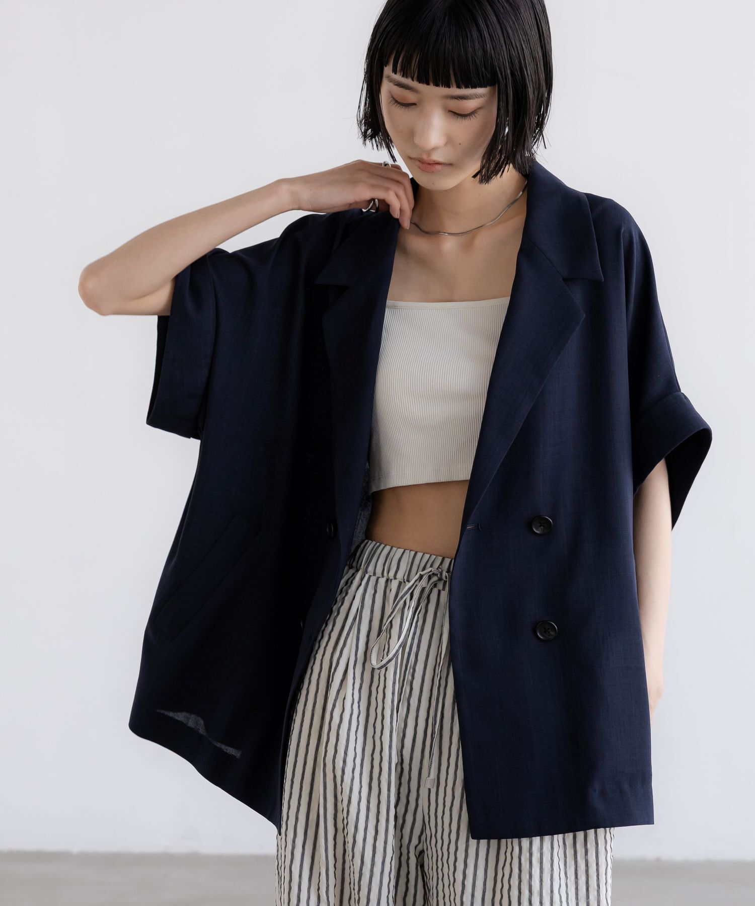 LOWRYS FARM「バスケットダブルジャケット」|その他|