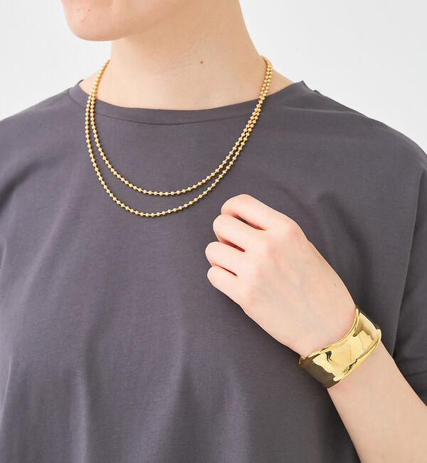 collex「【dignif】【金属アレルギー対応】 ボールチェーンネックレス3mm」|ネックレス|