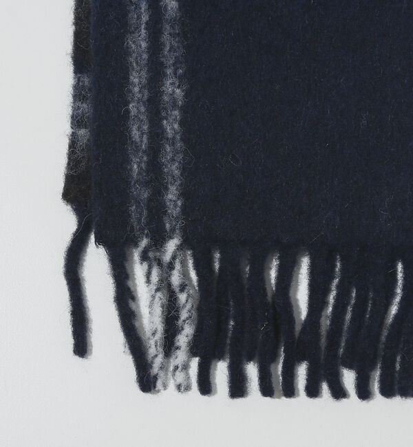 ABAHOUSE「アルパカウール混 チェック柄 マフラー 幅26&times;長さ190」|マフラー|