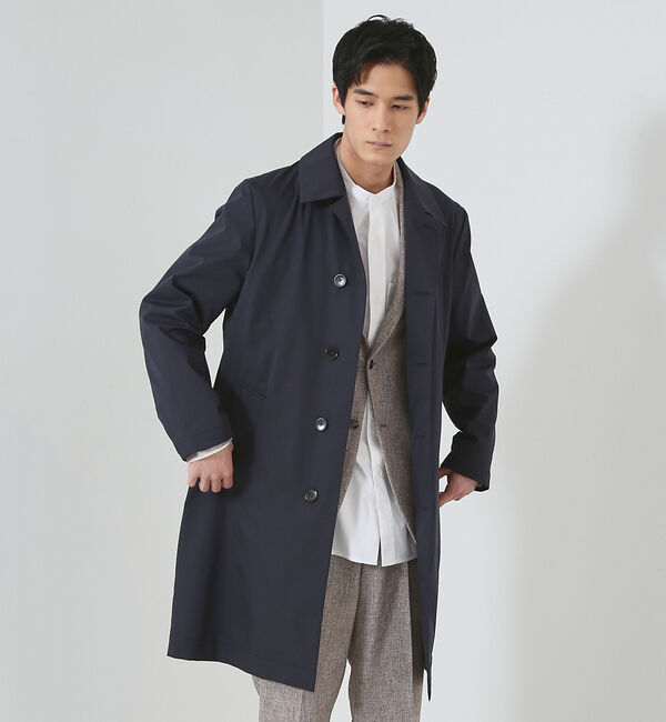 ABAHOUSE「【LIMONTA】マルチストレッチ ステンカラーコート / スプリングコート」|ステンカラーコート|