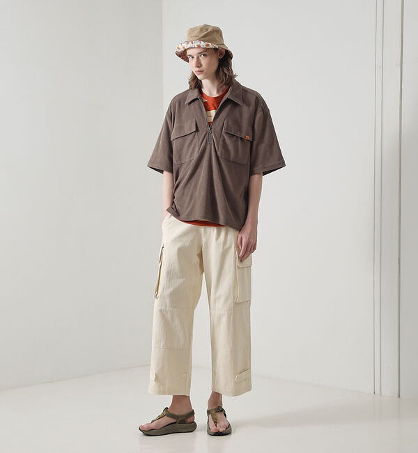 ABAHOUSE「【UNIVERSAL OVERALL/ユニバーサルオーバーオール】　パイル シャ」|シャツ・ブラウス|