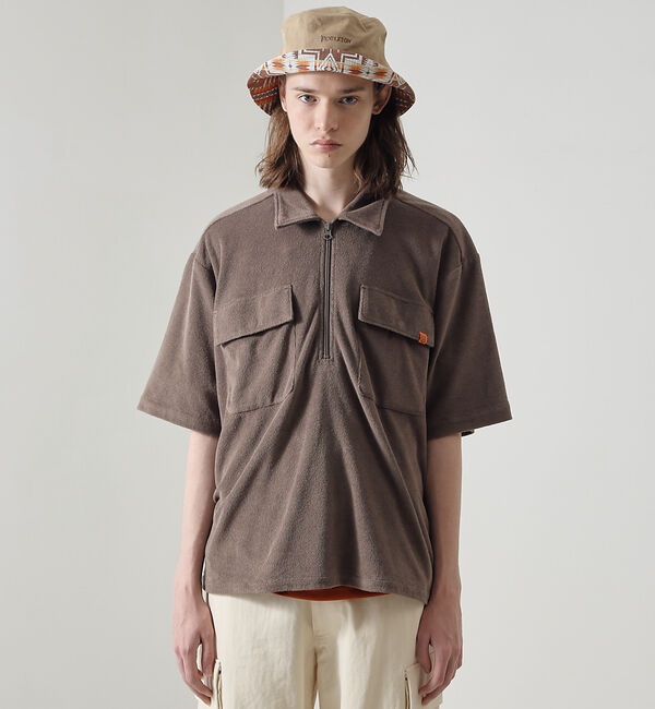 ABAHOUSE「【UNIVERSAL OVERALL/ユニバーサルオーバーオール】　パイル シャ」|シャツ・ブラウス|