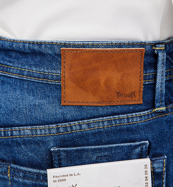 ABAHOUSE「【YANUK】PHILIP2 / スリムフィット テーパード デニム」|デニム|