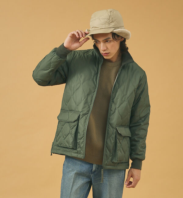 ABAHOUSE「WEB限定【TAION / タイオン】 MILITARY LIB HI NECK」|ダウン|