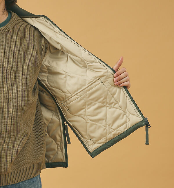 ABAHOUSE「WEB限定【TAION / タイオン】 MILITARY LIB HI NECK」|ダウン|