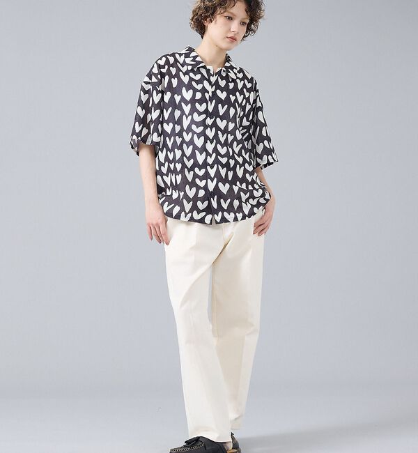 ABAHOUSE「【Revo. / レヴォ】TH-4082 ハートペイント ドットパターン ボック」|シャツ・ブラウス|
