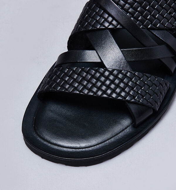 alfredoBANNISTER「マルチクロス レザーサンダル」|サンダル|