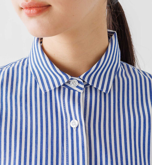 Rouge vif「コットンブロードタックフォルムシャツ」|シャツ・ブラウス|