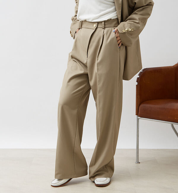 Rouge vif「【一部店舗限定】【2点セット】スリットジャケット＆ウエストクロスパンツSET」|テーラードジャケット|