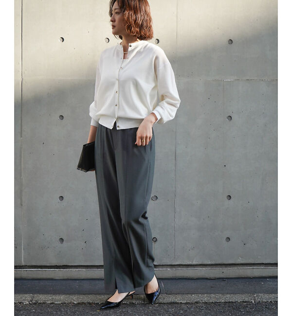 qualite「【WEB限定】2WAYストレッチセンターベンツパンツ」|その他|