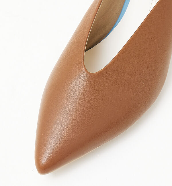 AU BANNISTER「カラーヒールポインテッド パンプス」|パンプス|