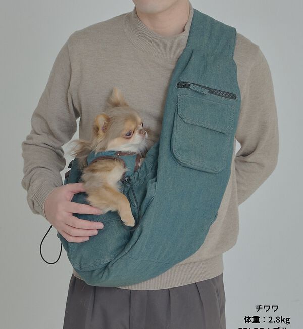 LOWELL things「MATIE/ ペットキャリースリングバッグ/デニム【Direction by 有」|その他|