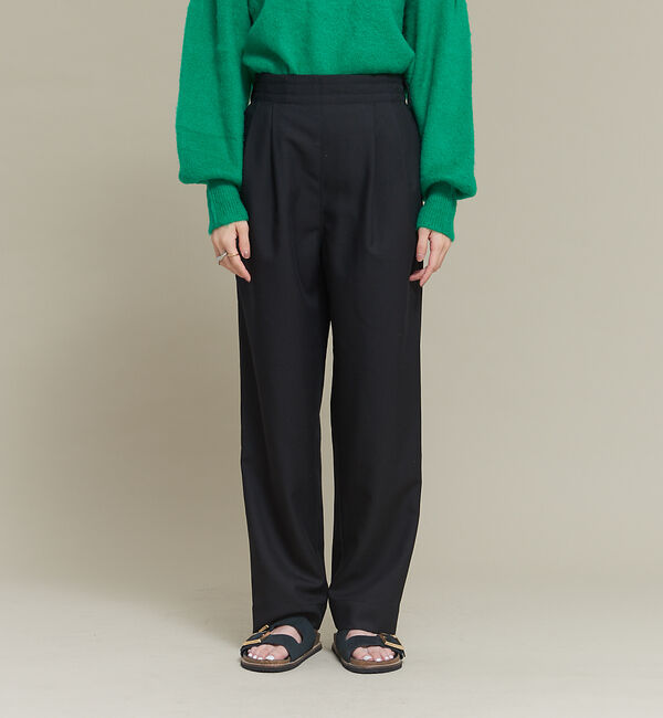 NOMINE「【セットアップ可能】ウールライクタックパンツ」|スラックス|