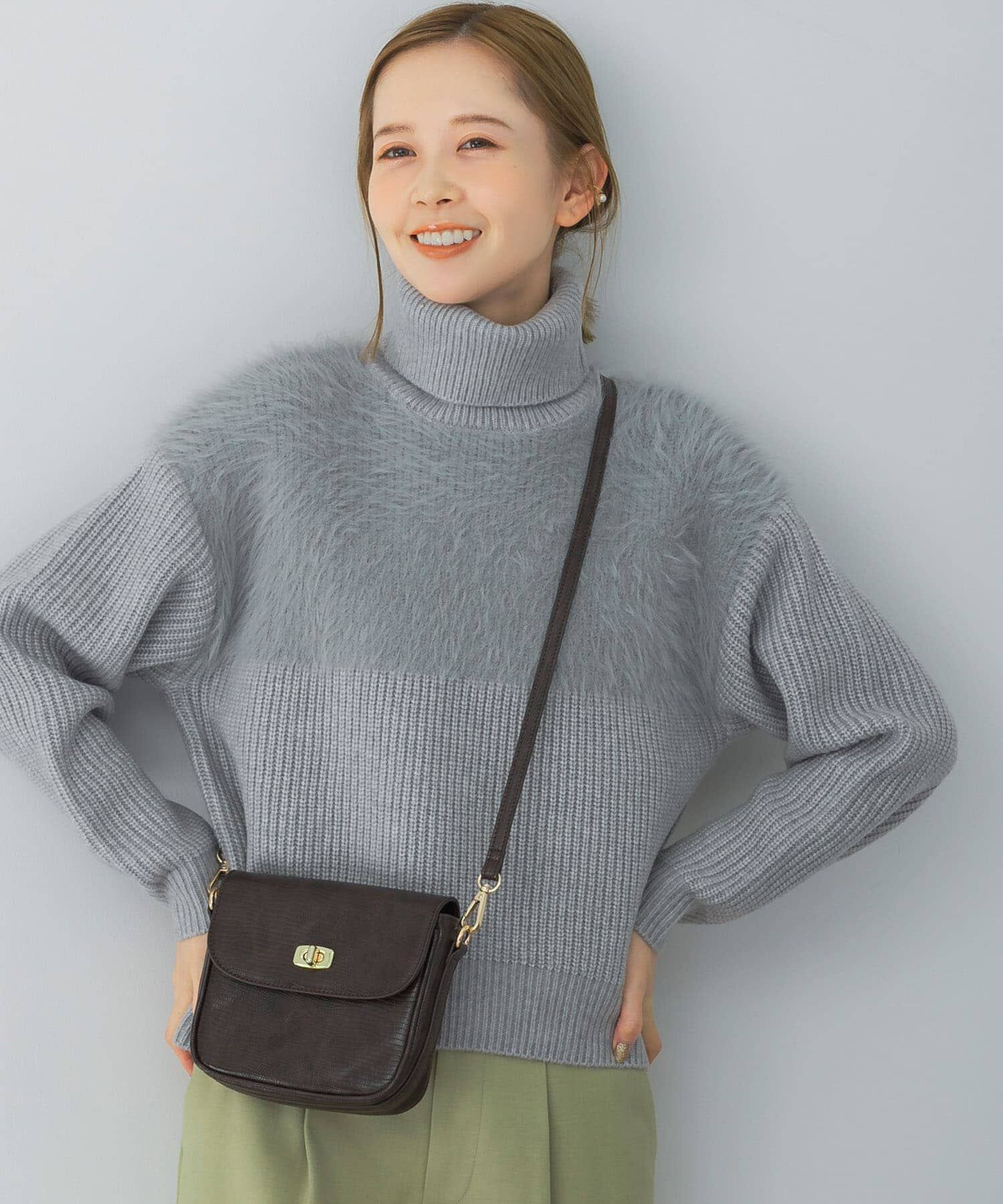 URBAN RESEARCH ROSSO「エアリーヤーンドッキングニットプルオーバー」|ニット・セーター|