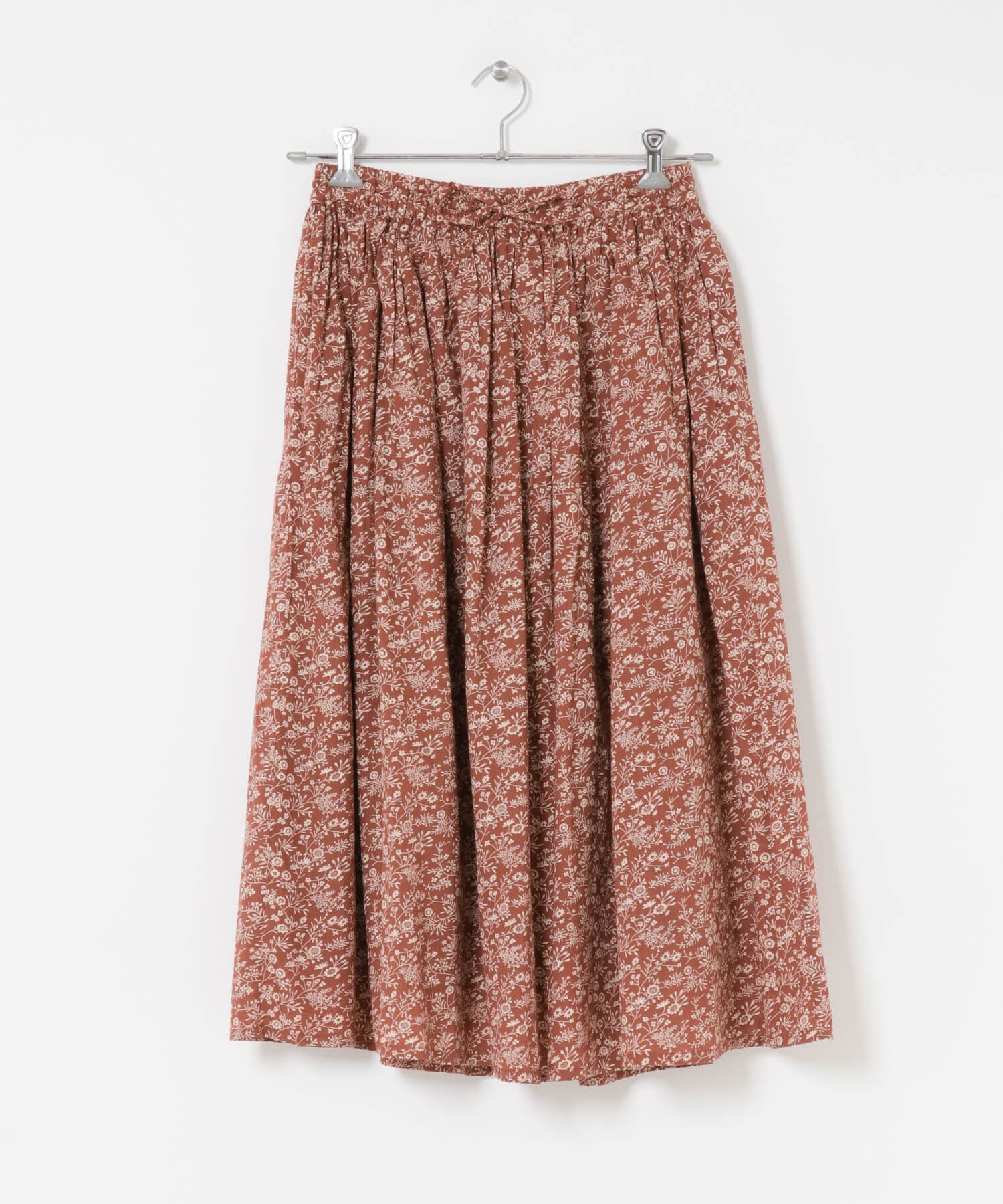 URBAN RESEARCH DOORS「SOIL　FLOWER GATHERED SKIRT」|スカート|