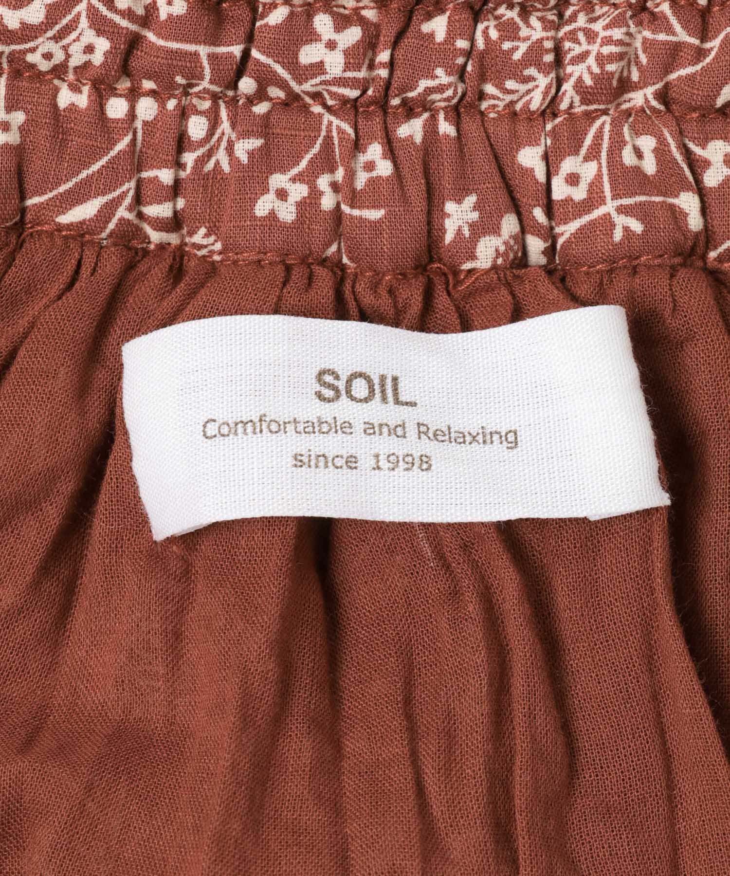 URBAN RESEARCH DOORS「SOIL　FLOWER GATHERED SKIRT」|スカート|