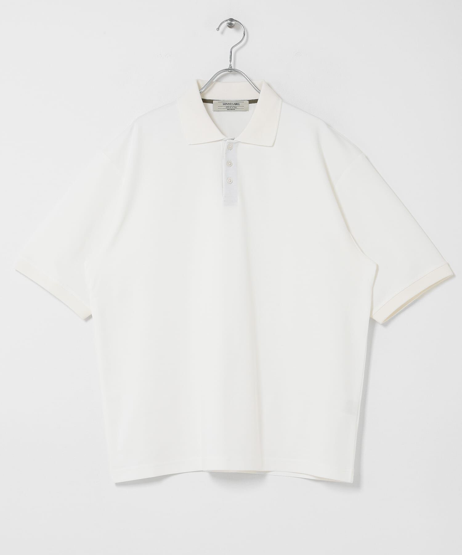 Sonny Label 「遮熱UVカットベーシックポロシャツ」|ポロシャツ|オフホワイト