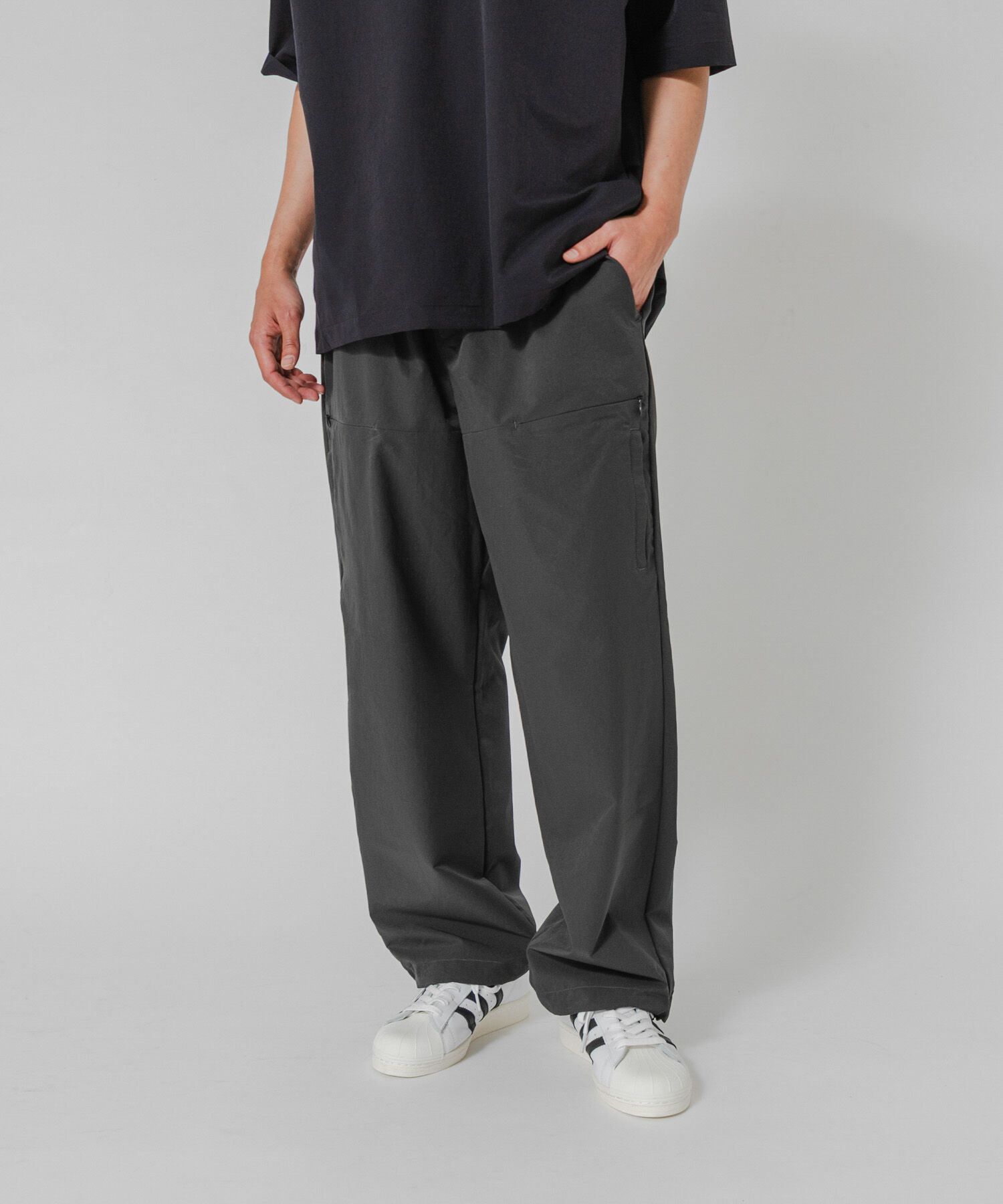 URBAN RESEARCH「COOL DOTS EASY PANTS」|その他|チャコールグレー