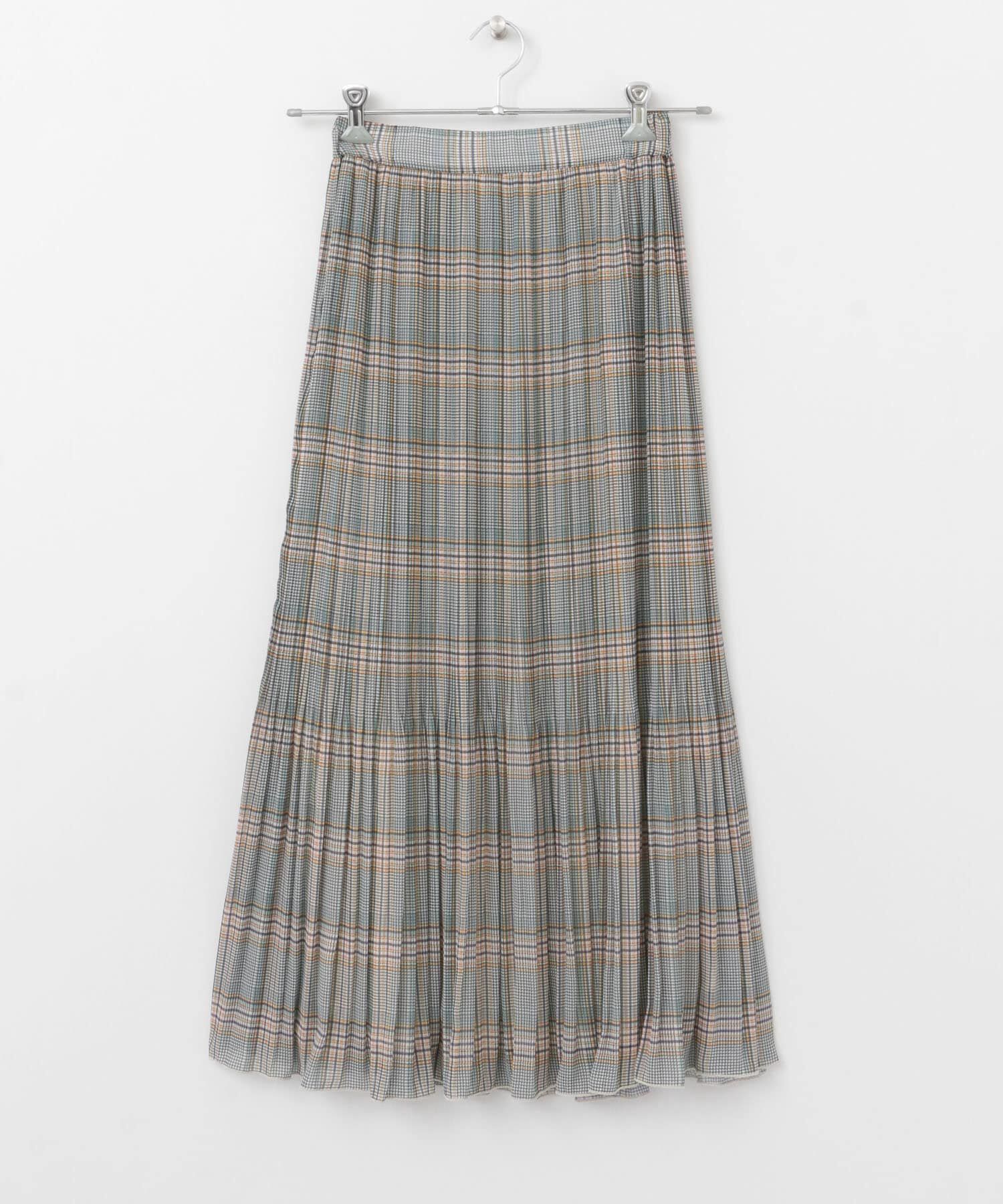  「チェック消しプリーツスカート&there4;」|スカート|