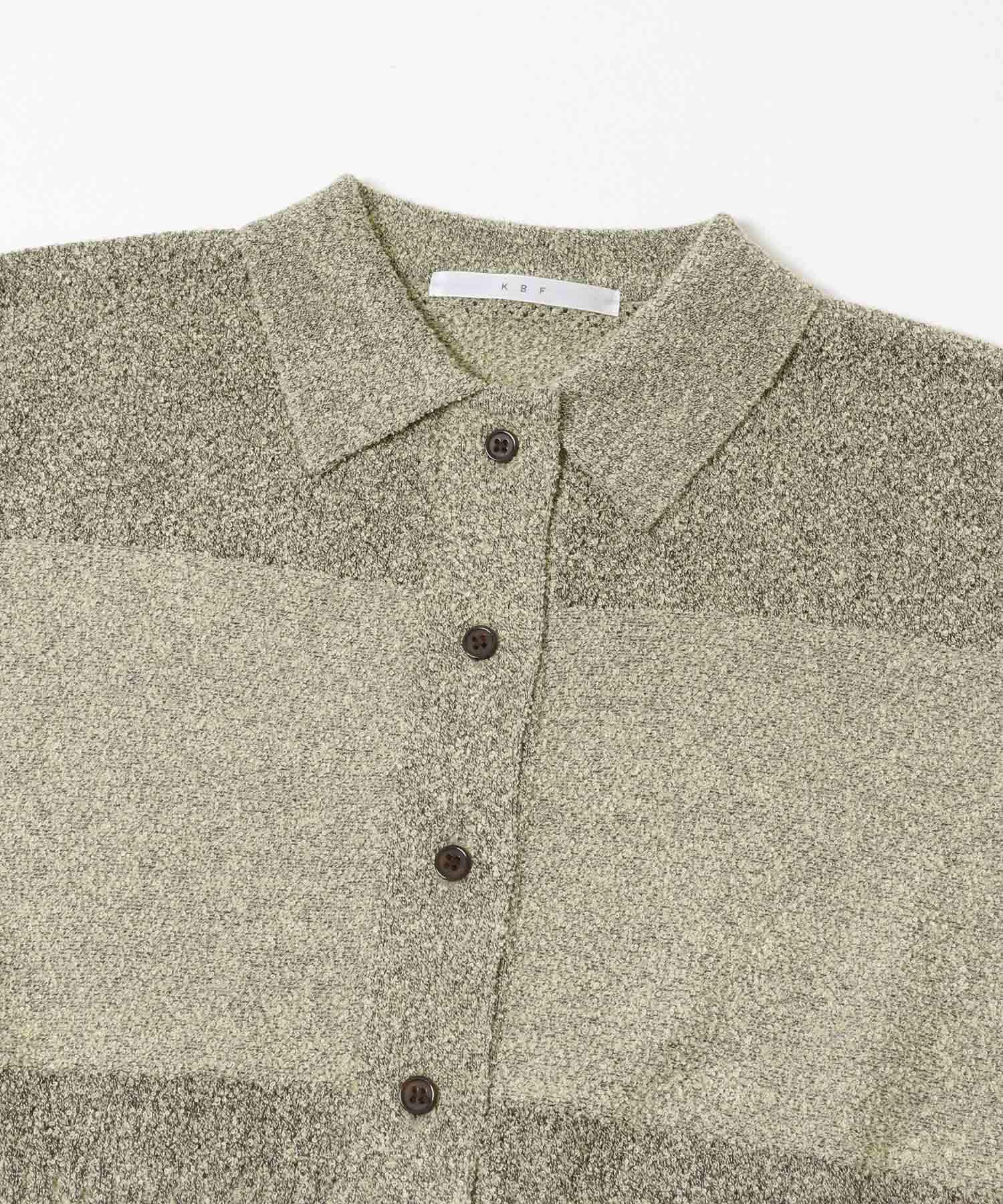  「スリーブレスニットシャツ」|ニット・セーター|