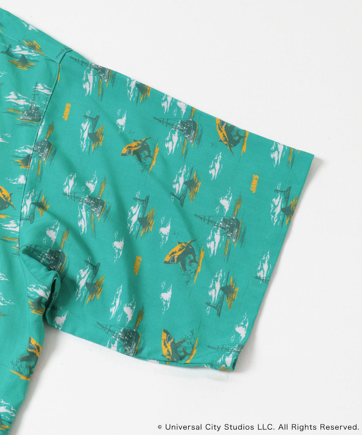 SENSE OF PLACE by URBAN RESEARCH「『別注』JAWS&times;SENSE OF PLACE　総柄オープンカラーシャツ」|シャツ・ブラウス|